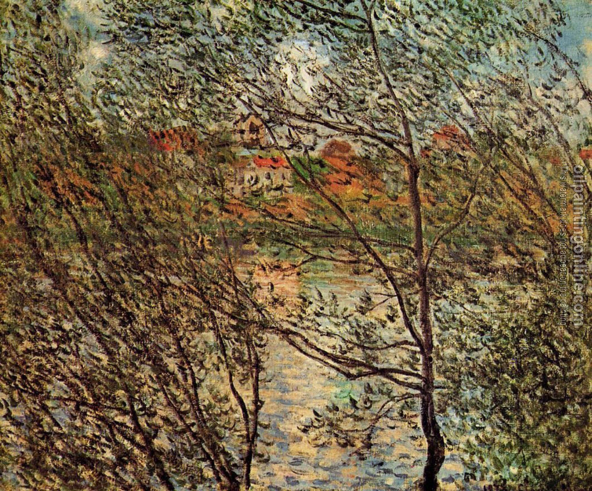 Monet, Claude Oscar - Springtime through the Branches